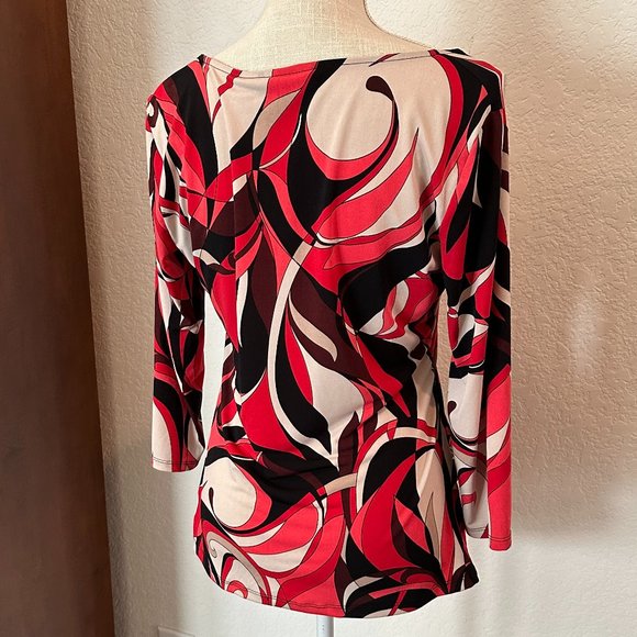 NEW YORK & COMPANY Fitted Stretchy Top - L - Picture 5 of 8